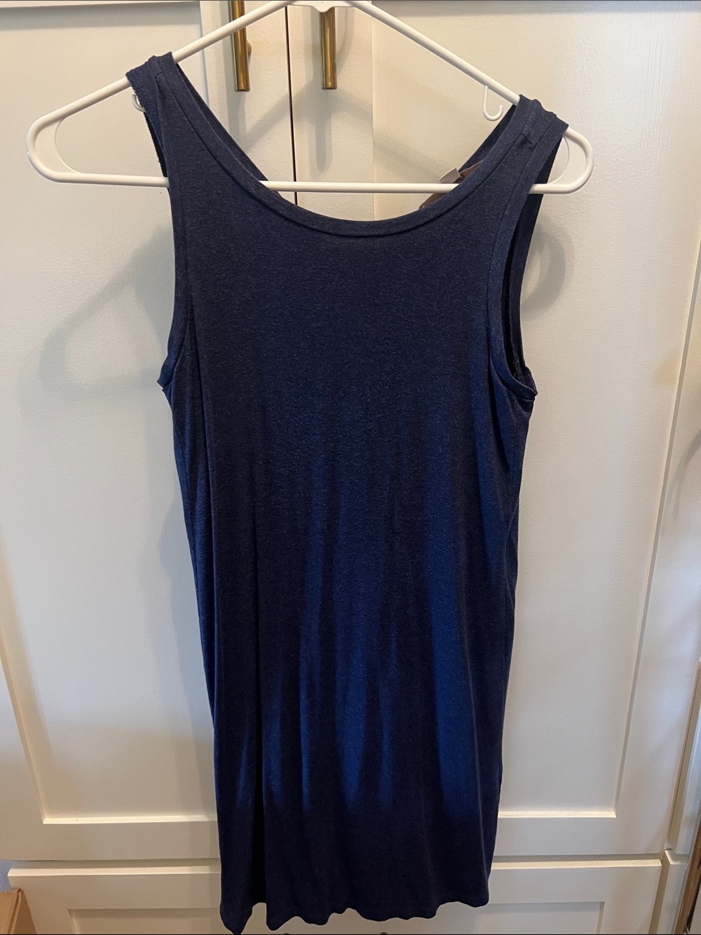 LOFT Women's Navy Sleeveless Tank Dress